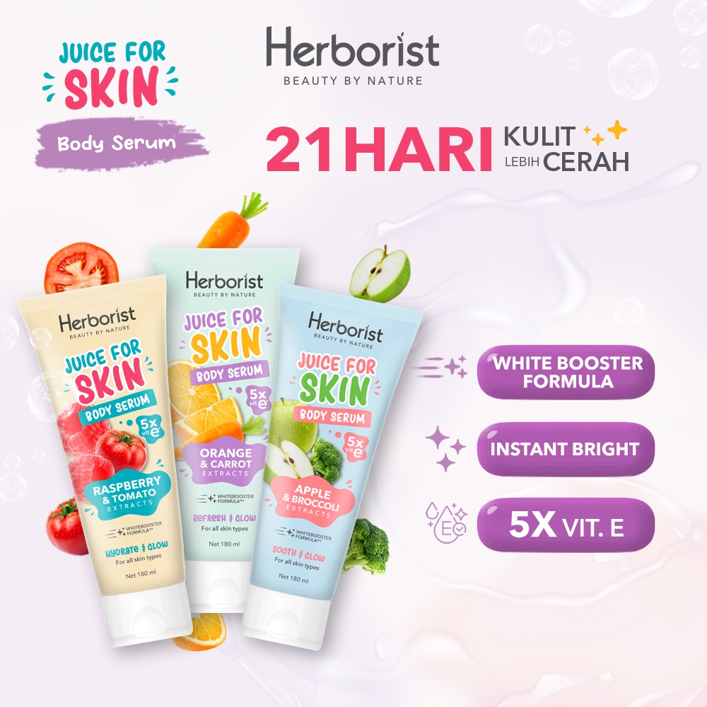 Herborist Juice For Skin Body Serum 180ml isi 3 pcs Lazada Indonesia