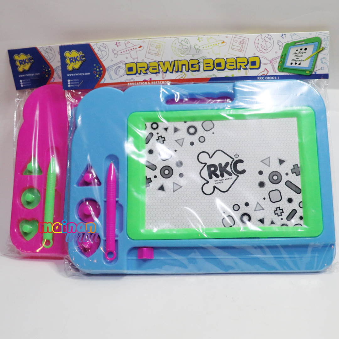Papan Tulis Magnet Untuk Anak Belajar Menulis Edukatif Set Mainan Magnetic Drawing Board 1 Pen 3 Stamp | Lazada Indonesia