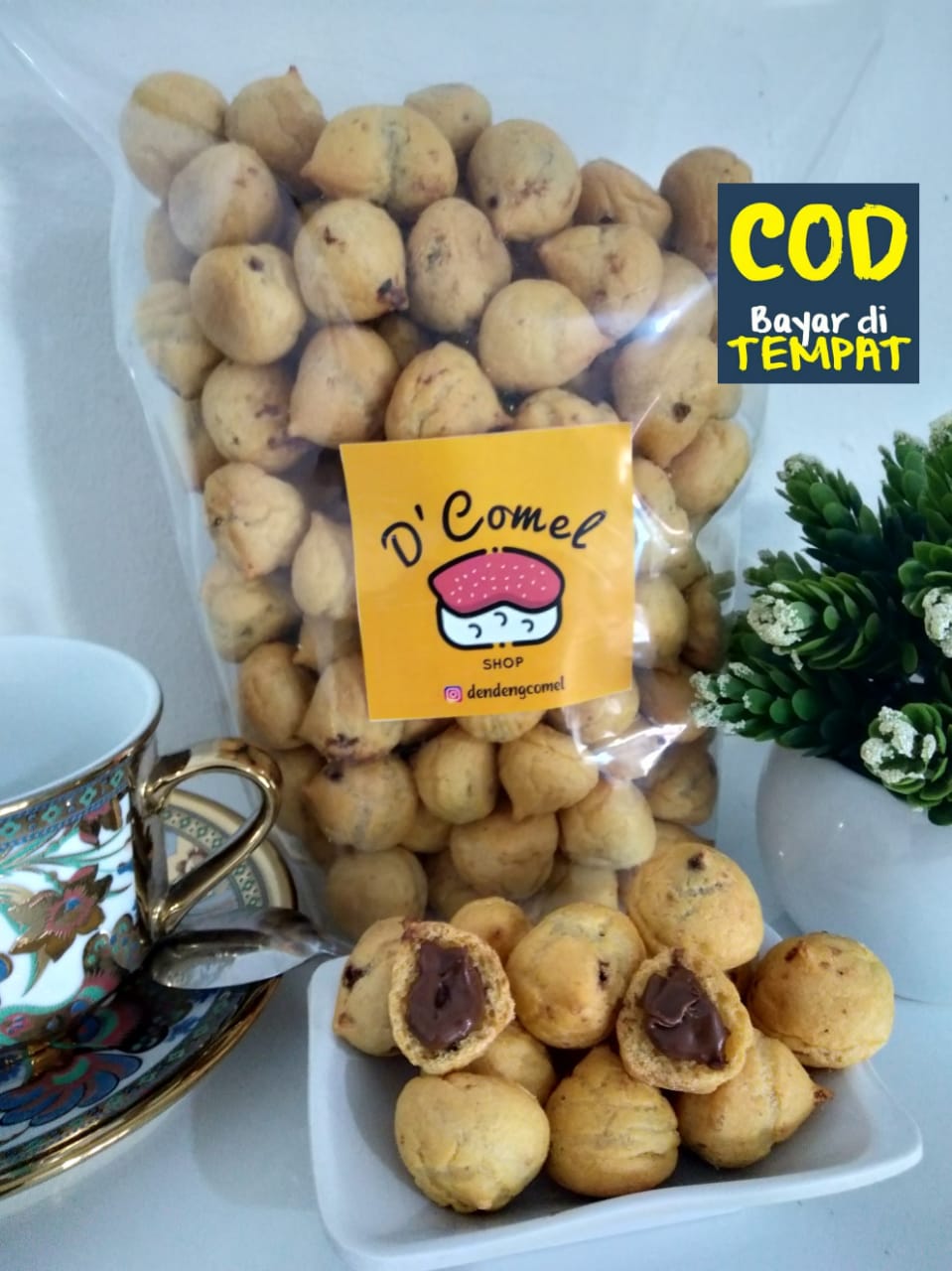 Kue Soes Kering Coklat [ 200 Gram ] Sus Coklat / Jajanan / Snack / Makanan Ringan | Lazada Indonesia