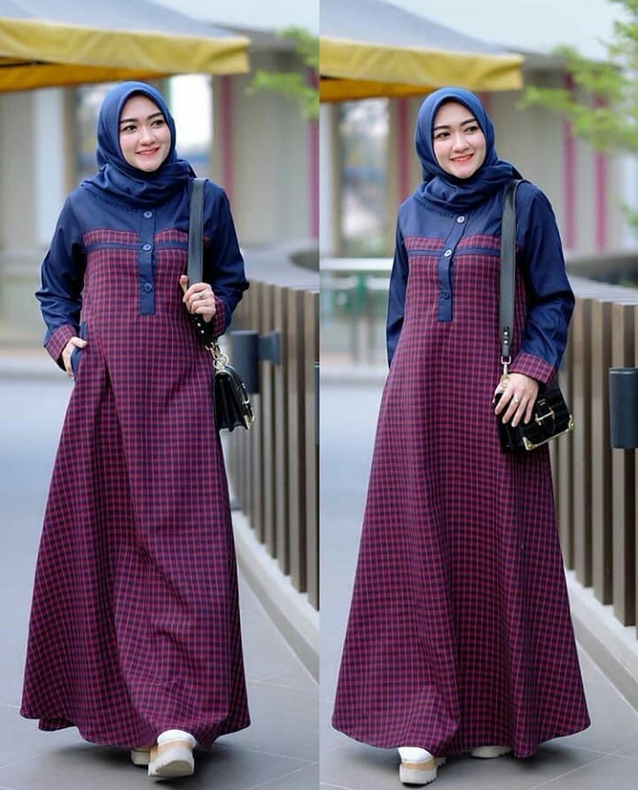 Baju Gamis Busui Terbaru 2019 Jilbab Voal