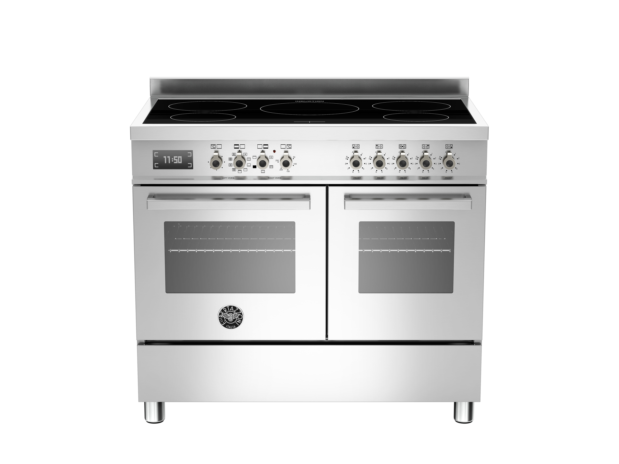 100 cm induction top electric double oven Bertazzoni