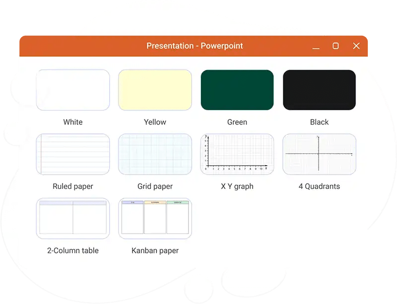 Whiteboard Backgrounds for PowerPoint Presentations ClassPoint
