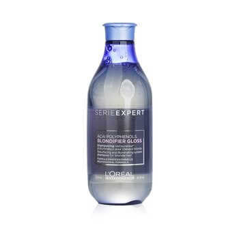 L'oreal Professionnel Serie Expert - Blondifier Gloss Acai Polifenol Resurfacing Dan Illuminating System Shampoo (Untuk Rambut Pirang) (Professionnel Serie Expert - Blondifier Gloss Acai Polyphenols Resurfacing And Illuminating System Shampoo (For Blonde