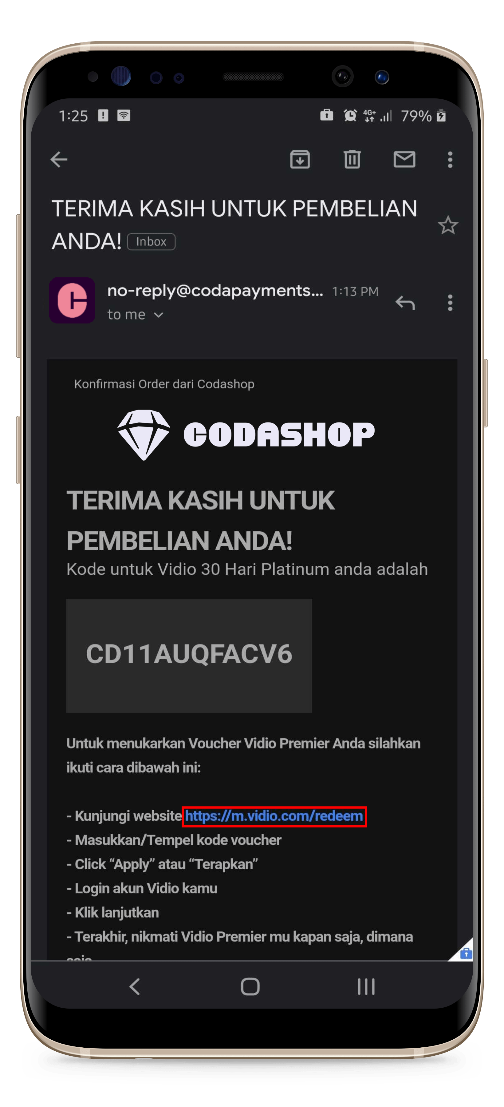 How To Redeem Video Voucher Code Indonesia