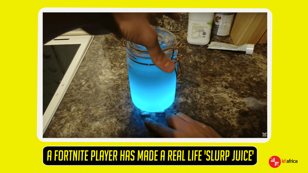 A Fortnite Player Has Made A Real Life 'Slurp Juice' ID Africa