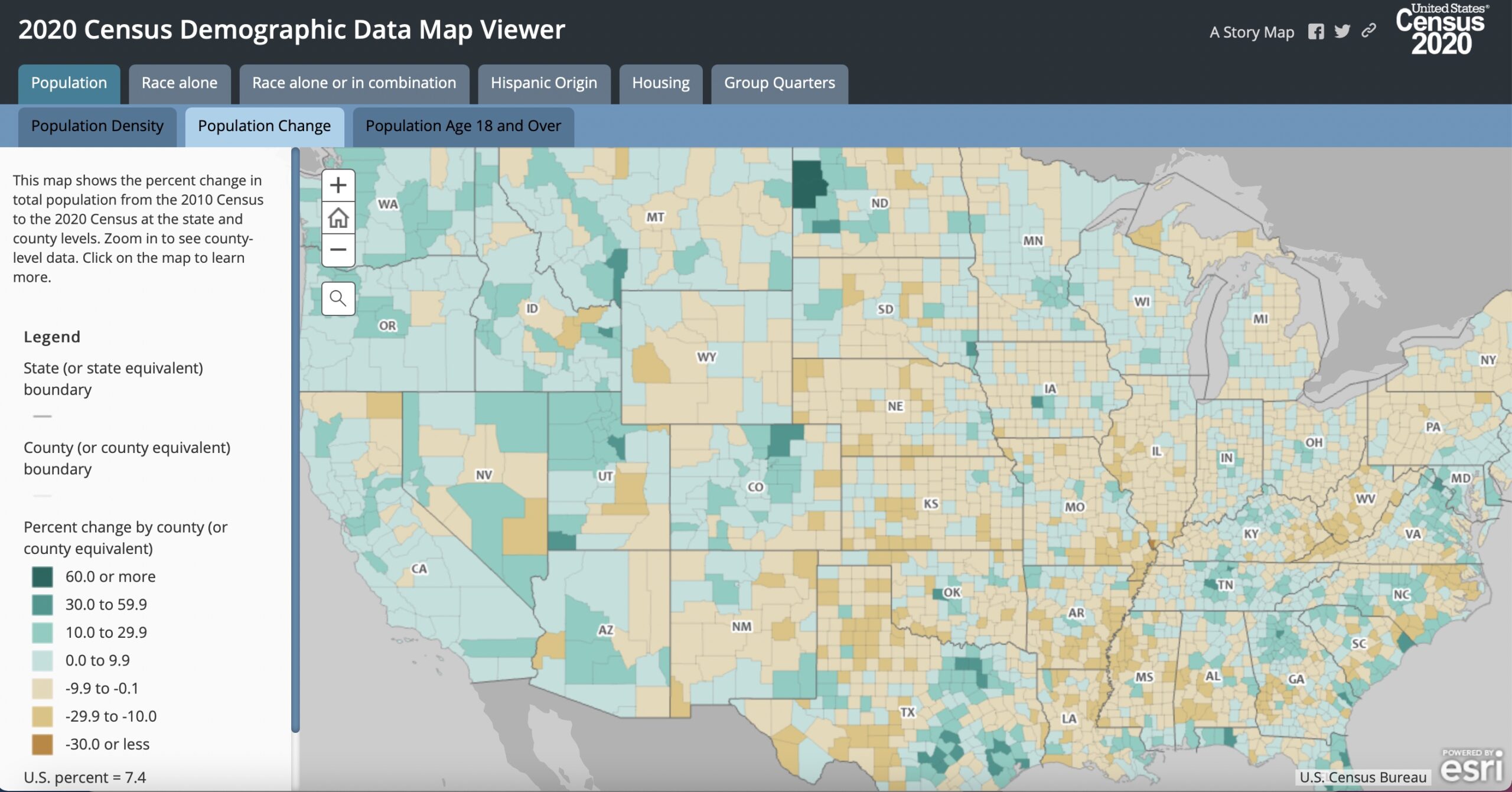 2020 Census Results Map New 2020 Census Data Shows Meridian Was One Of The 10 Fastest Growing Cities In The U.s. - Idaho Capital Sun