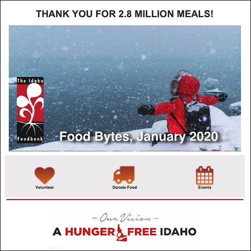 Sign up for The Idaho Foodbank ENews The Idaho Foodbank