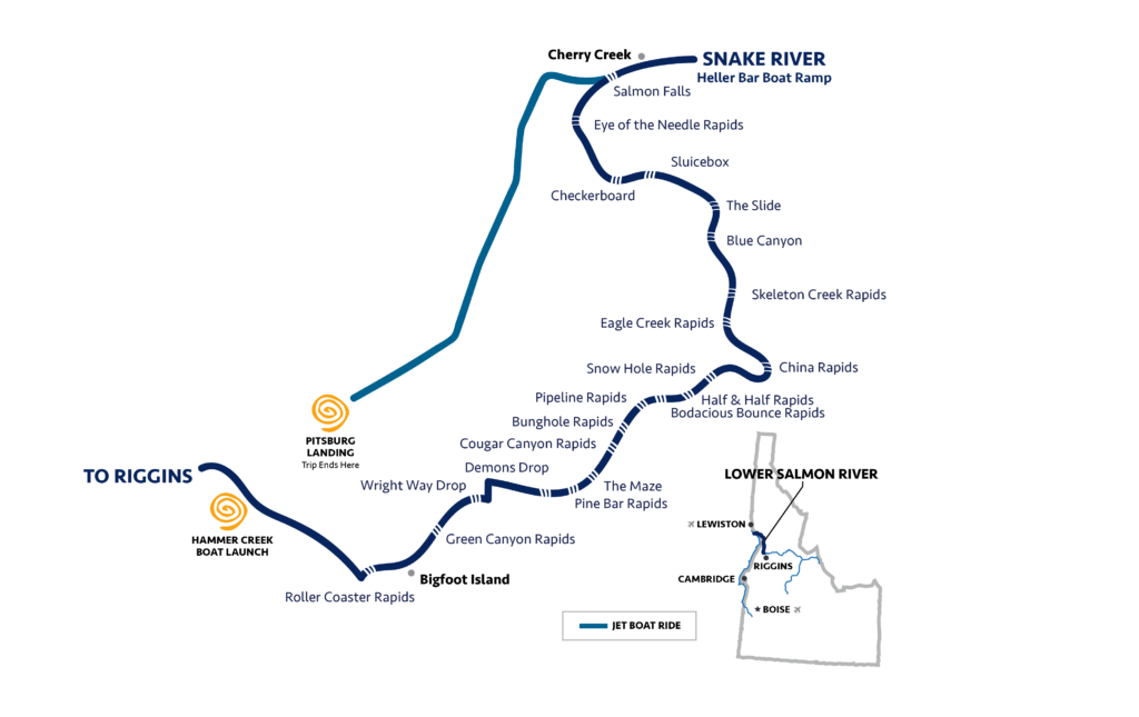 Lower Salmon River Canyons Raft Trips Family White Water Rafting