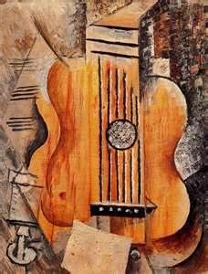 Picasso Et La Guitare Ou Le Collage Le Blog De Francois Mantoux