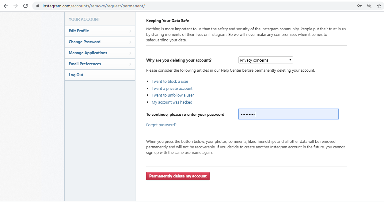 Cara Menghapus Akun Instagram Secara Permanen dan Sementara IDCloudHost
