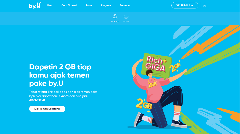 Cara Aktivasi Kartu By U Tanpa Aplikasi