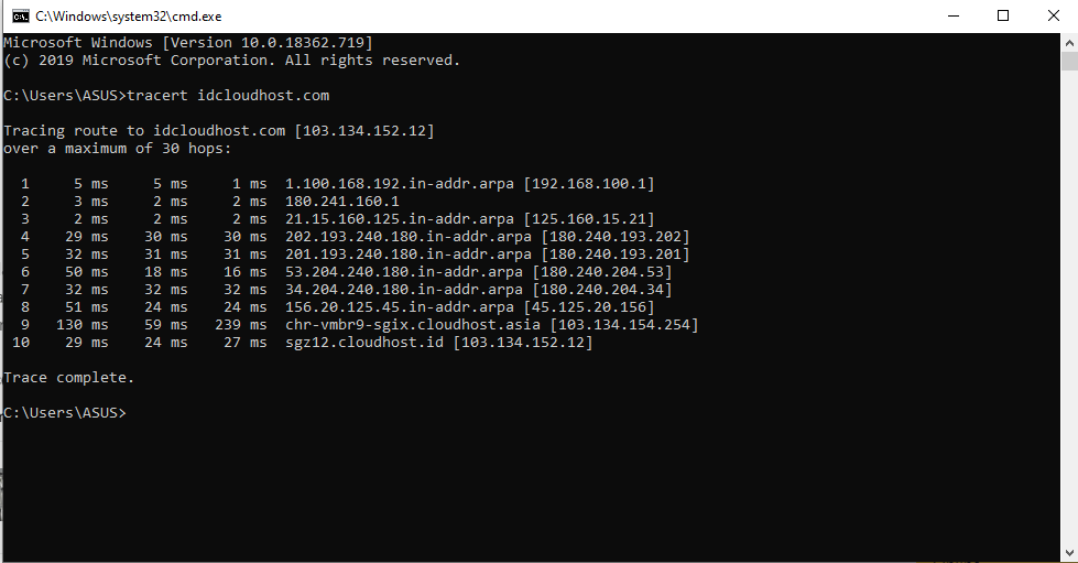 Tutorial Cara Melakukan Ping Dan Tracert Menggunakan Cmd Command My