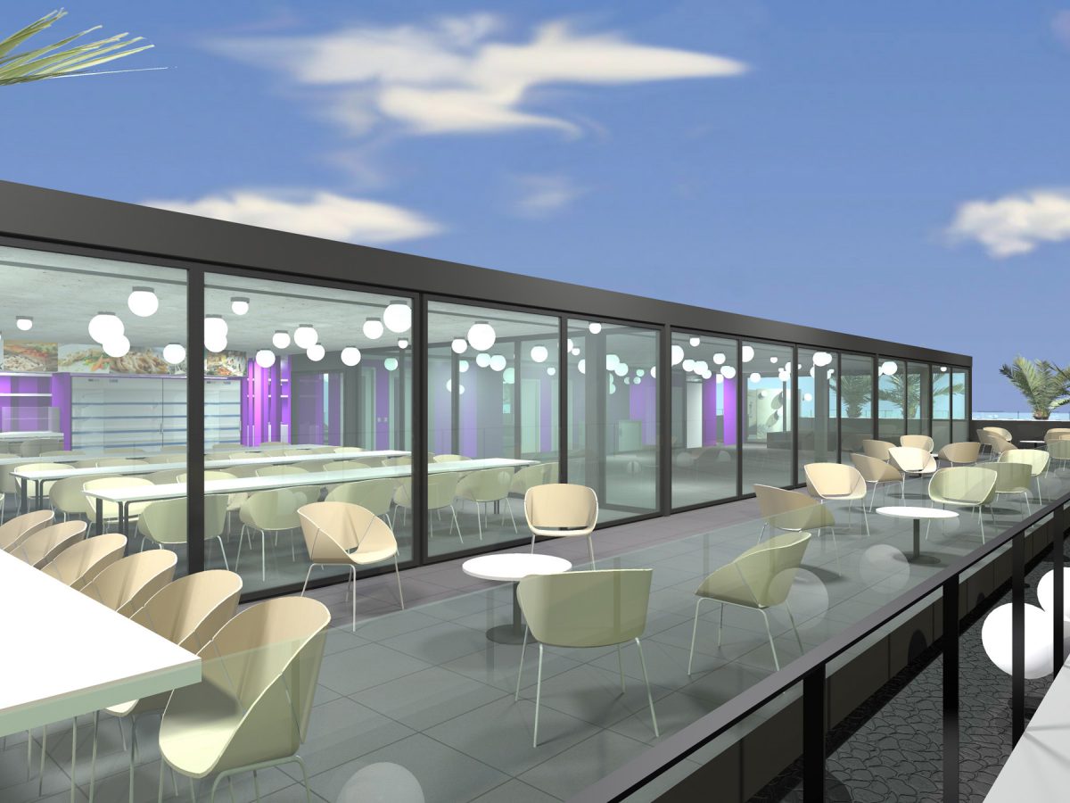 TERRASSA I CAFETERIA POLIVALENTS