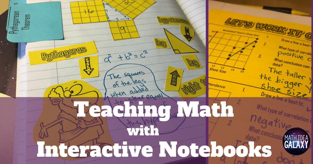 How to Teach Math with Interactive Notebooks Idea Galaxy