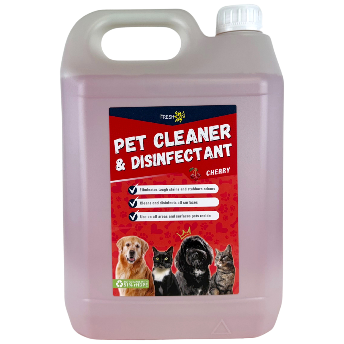 Ideal 365 Cherry fragrance pet friendly disinfectant 5 litres