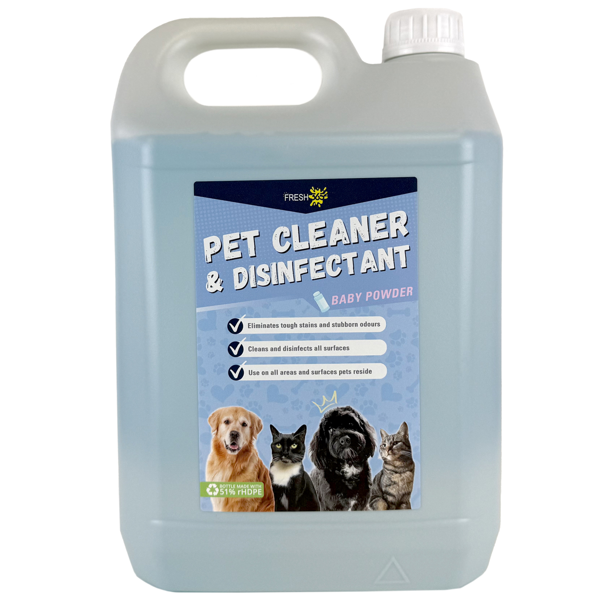 Ideal 365 Baby powder pet friendly disinfectant 5 litres