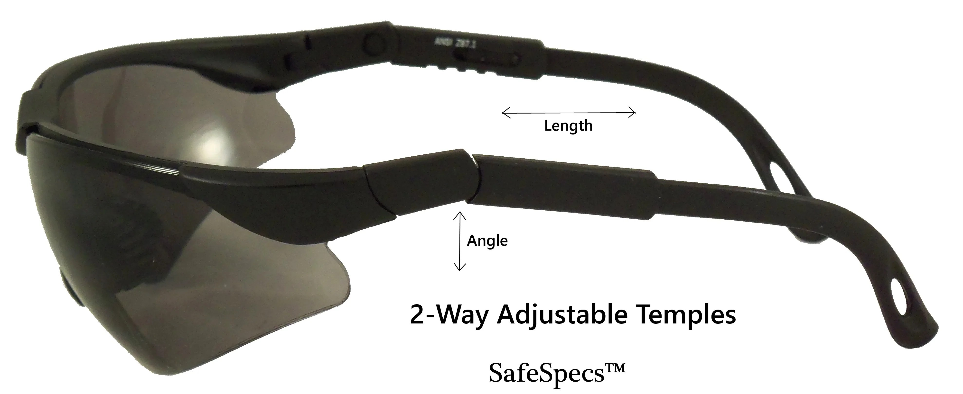 Bifocal Safety Glasses with Adjustable Temples Bifocal Sunglasses