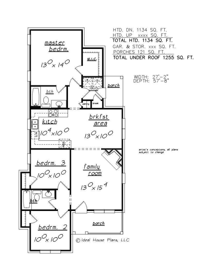 Plan 59 Ideal House Plans