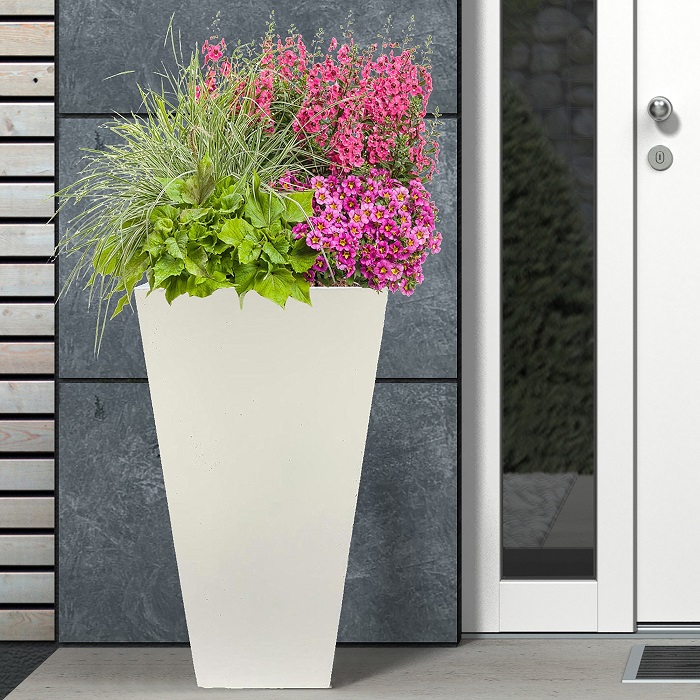 Tall garden planters buy vertical plant pots online UK IDEALIST