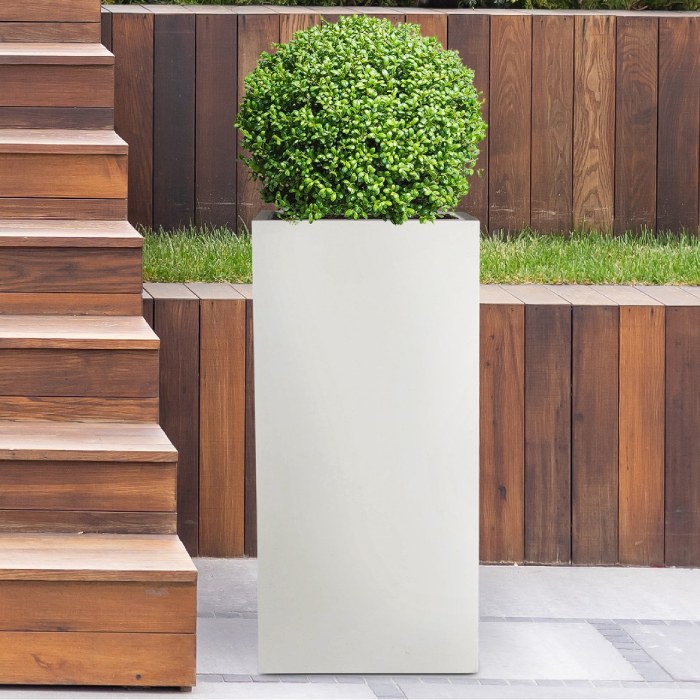Tall garden planters buy vertical plant pots online UK IDEALIST