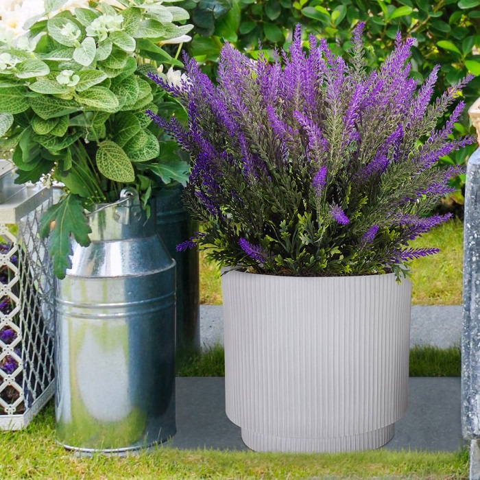 Round garden planters buy circular plant pots online UK IDEALIST