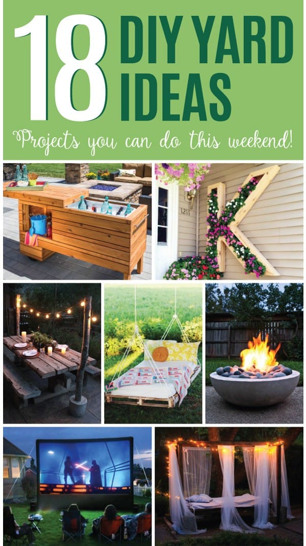 18 DIY Yard Ideas Backyard Projects You Can Do This Weekend! Ideal Me
