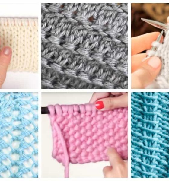 18 Easy Knitting Stitches You Can Use for Any Project Ideal Me