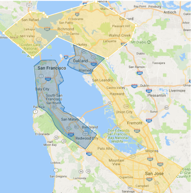 East Bay Map San Francisco Introducing Ideal East Bay: A Second Home To Better Serve Our Customers | Ideal, Inc.
