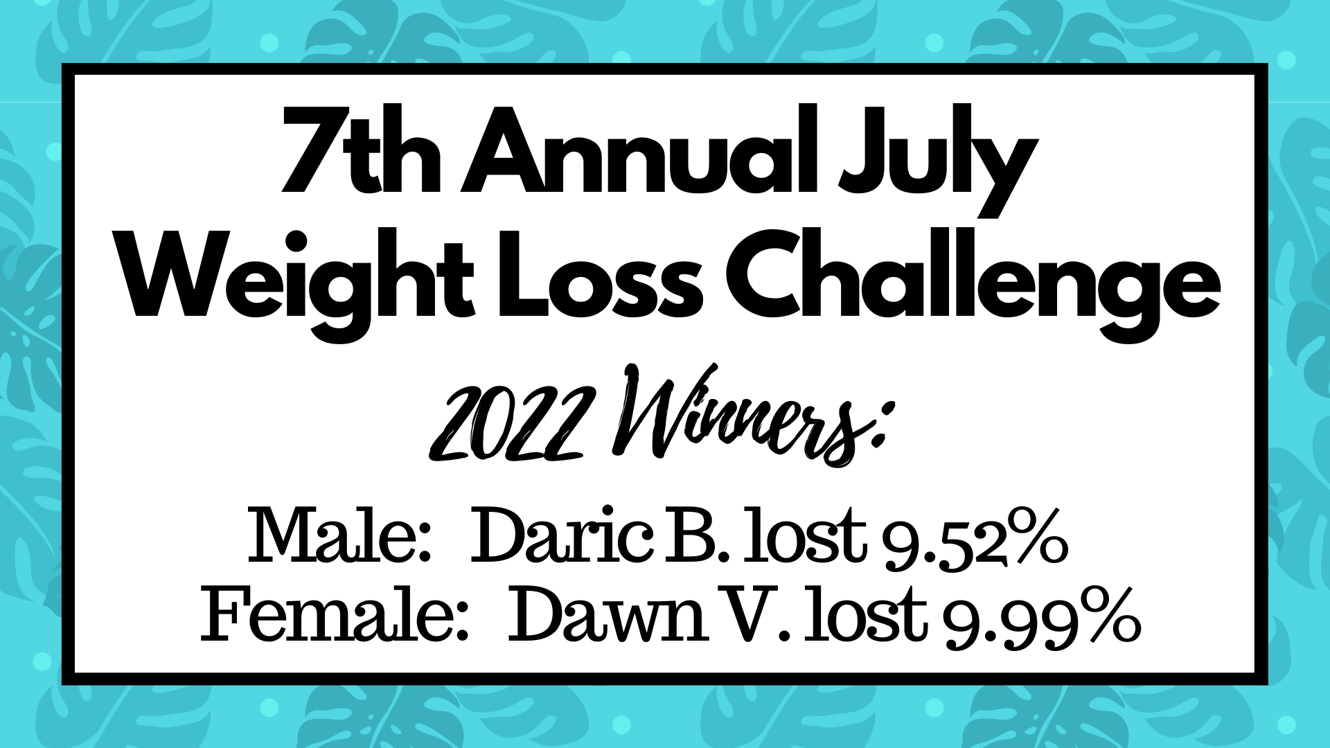 July Weight Loss Challenge 2022 The Ideal You Weight Loss Center