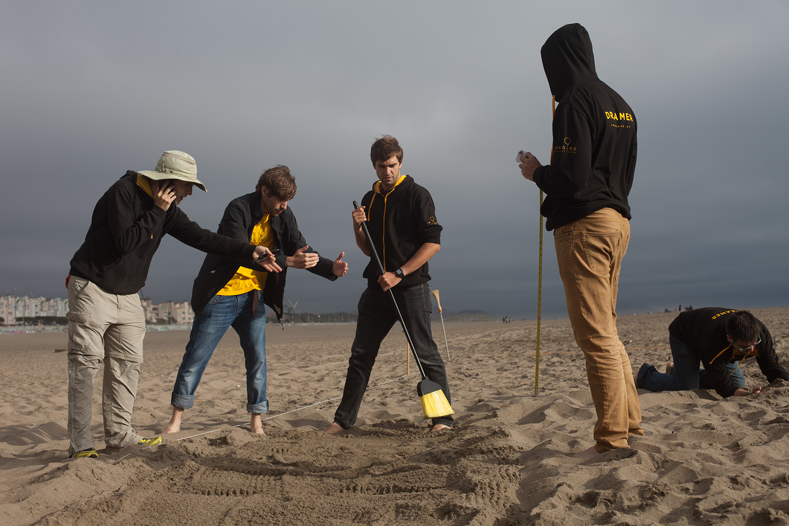 Lost in the Sand Team Building Event in Ocean Beach in San Francisco