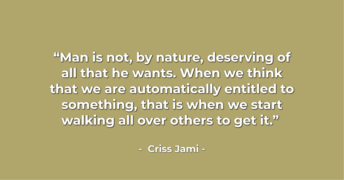 15 clear signs you’re suffering from selfentitlement Lachlan Brown