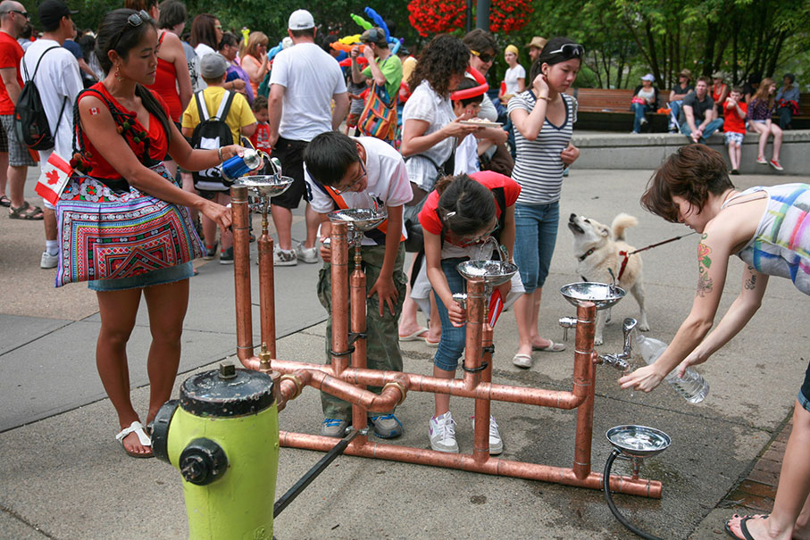 FIRE HYDRANT WATER FOUNTAIN IDEASBE
