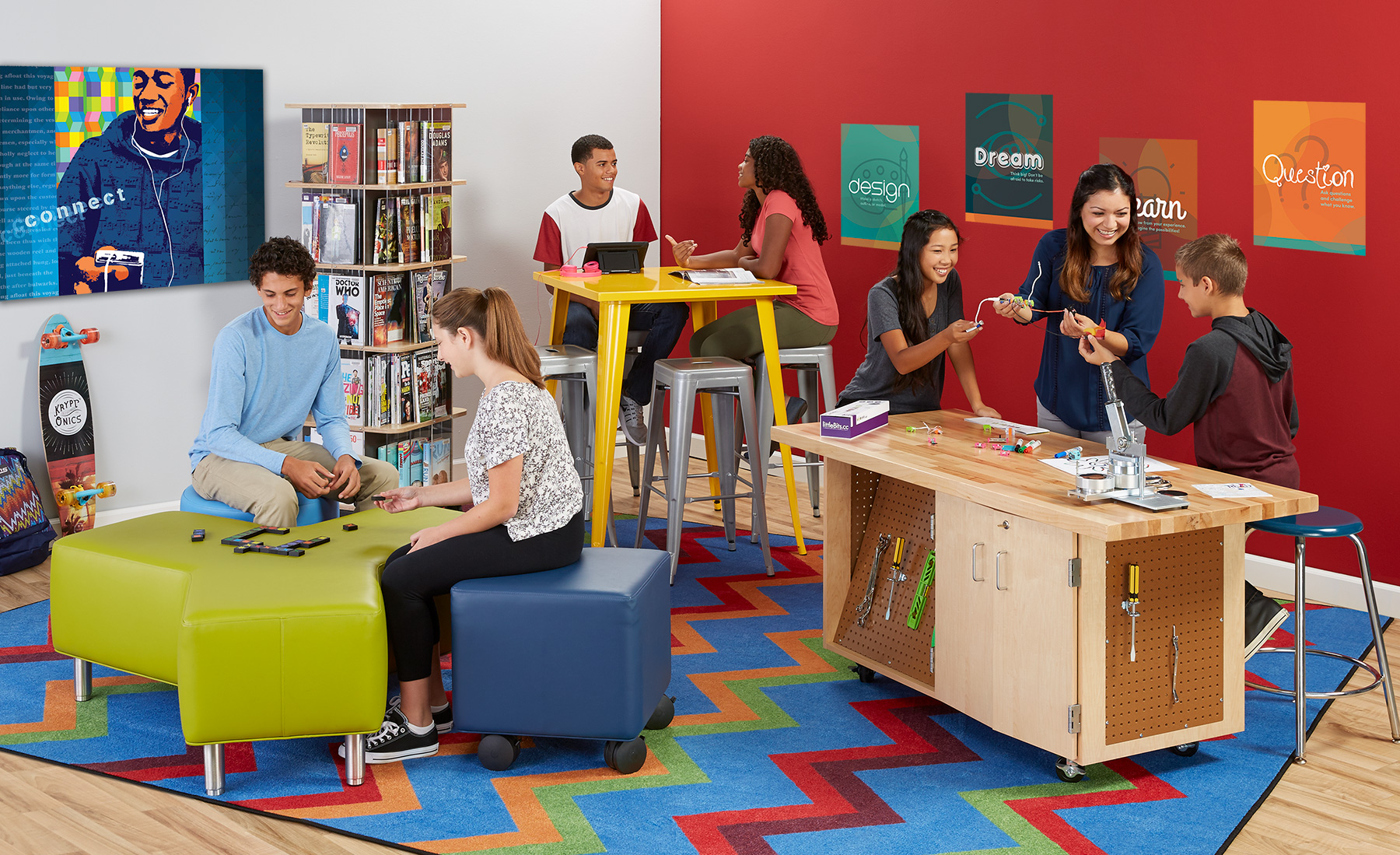 Makerspace Furniture Checklist + 8 Proven Products