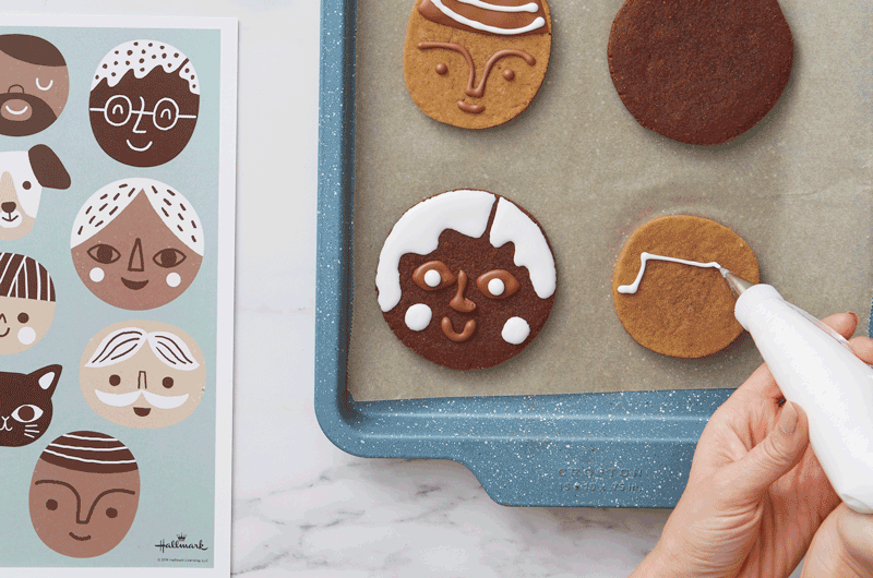 DIY cookie decorating ideas How to make your own sweet family and