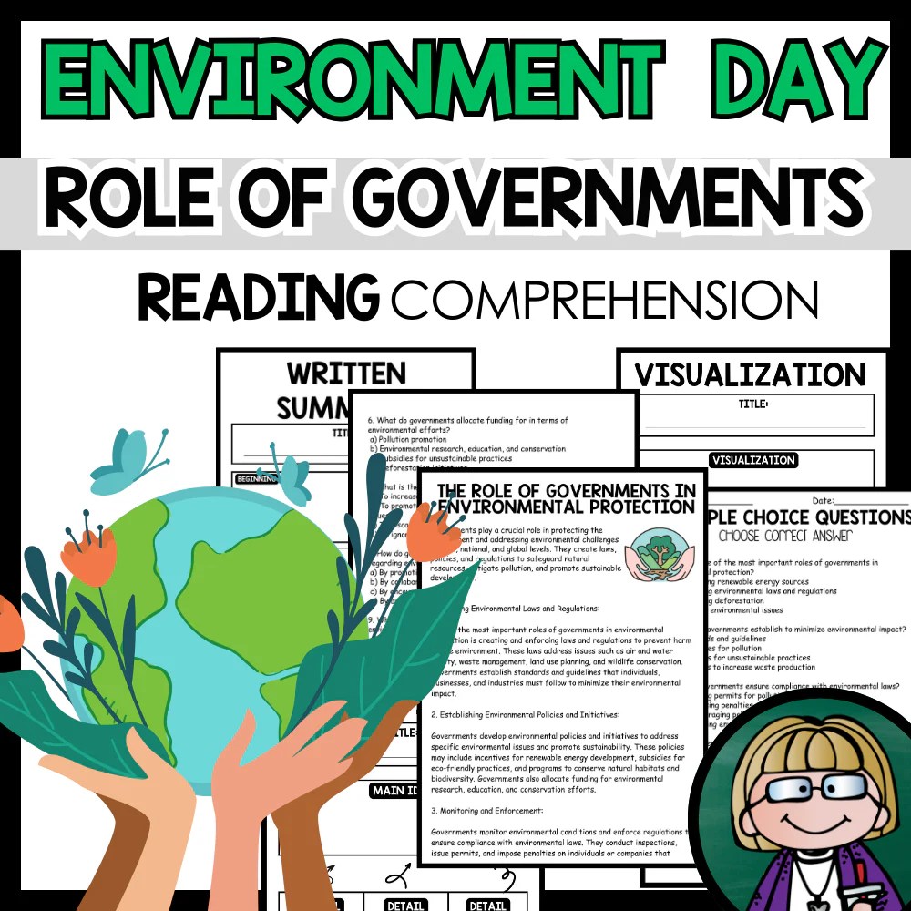 Environment Day Role of Governments Reading comprehension Passage an