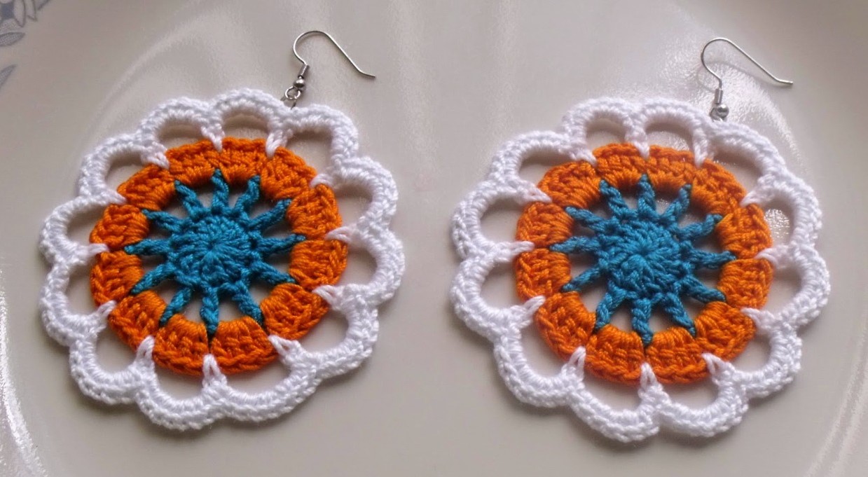 22 Crochet Earring Patterns & DIYs With Instructions Ideas for DIY