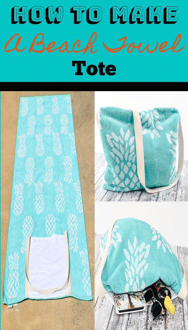 Beach Towel Bag Tutorial