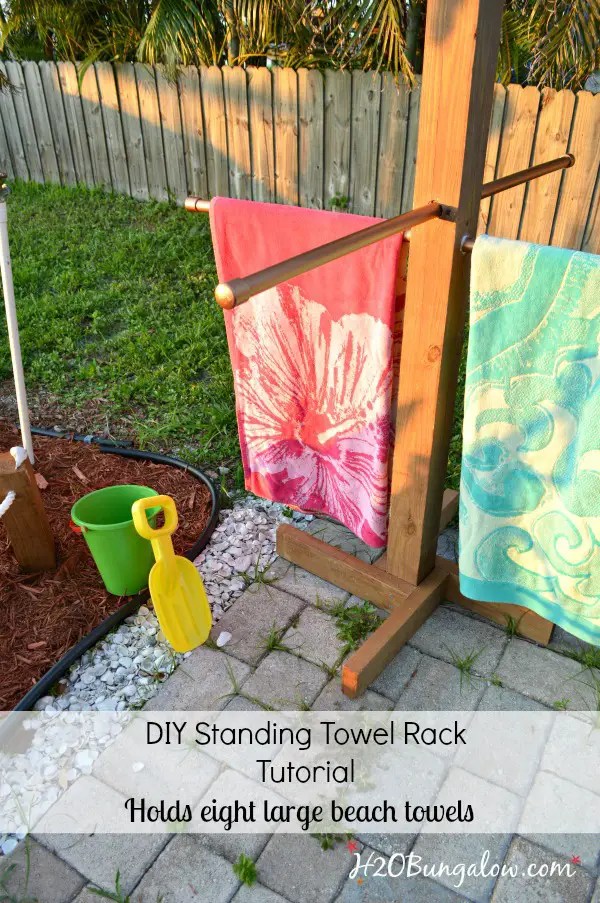 Beach Towel Rack Ideas
