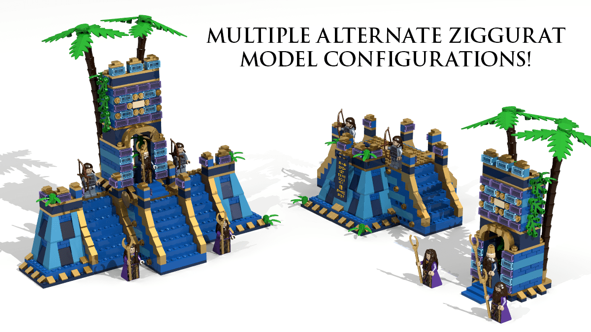 LEGO IDEAS Level 4 Nebuchadnezzar Joins Forces at Babylon
