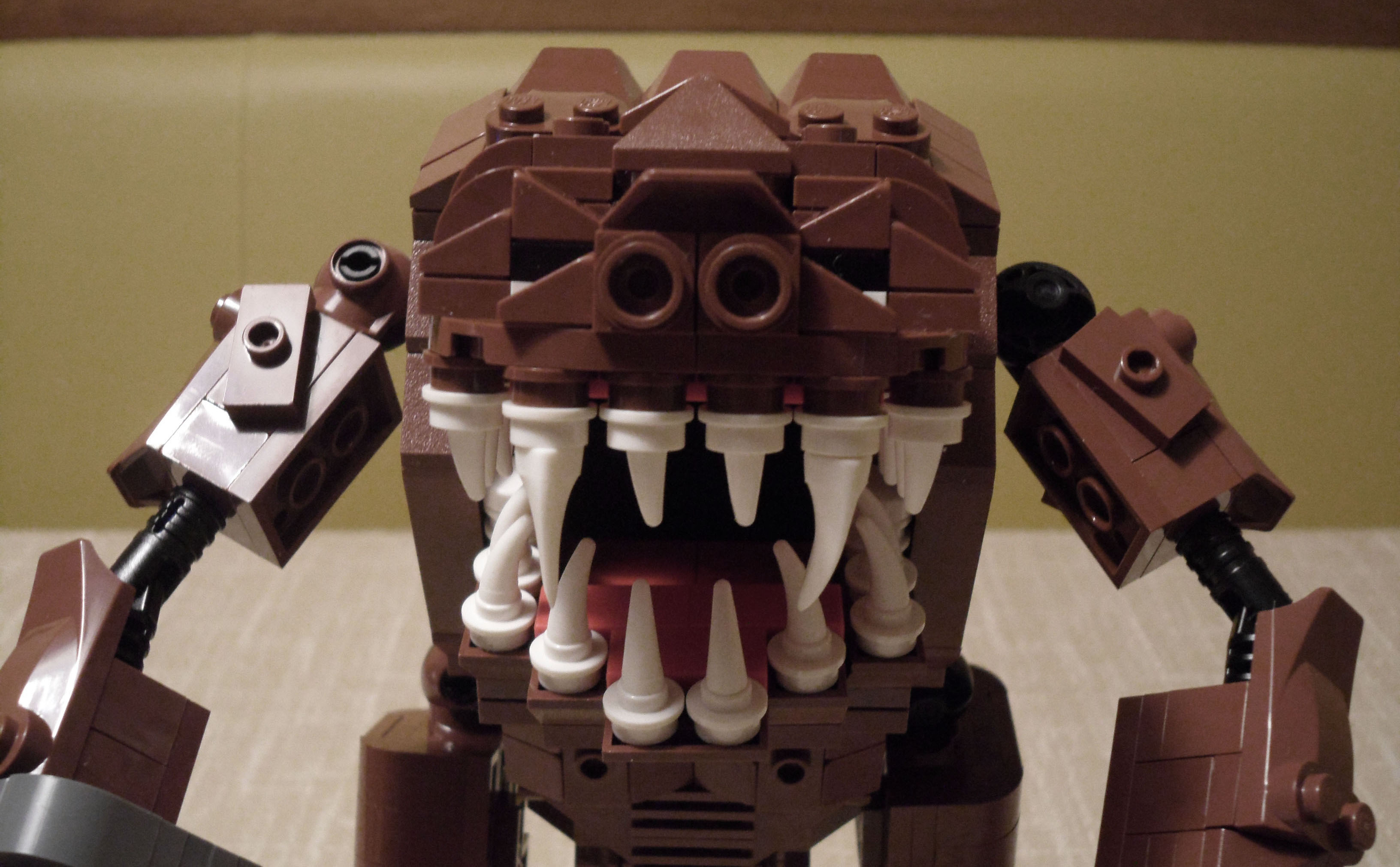 LEGO IDEAS star wars rancor minifig scale