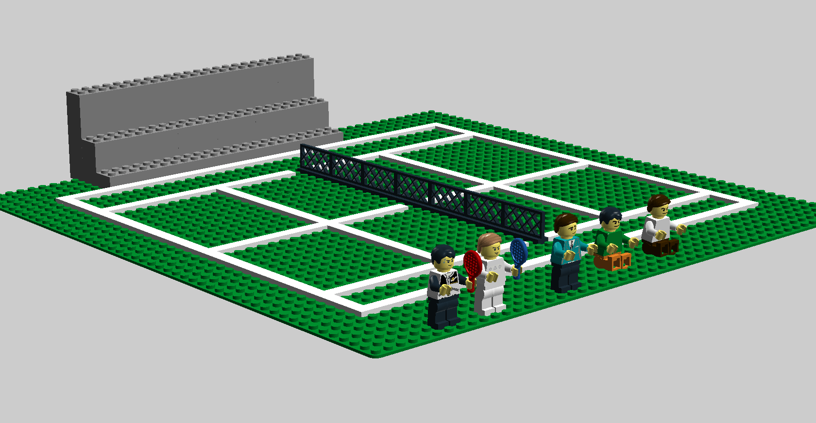 LEGO IDEAS Grass Tennis Court