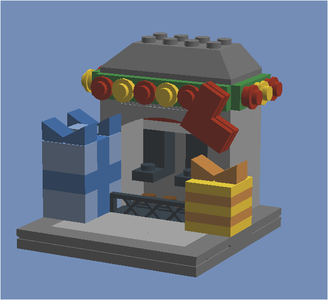 LEGO IDEAS Santa Got Stuck Up The Chimney