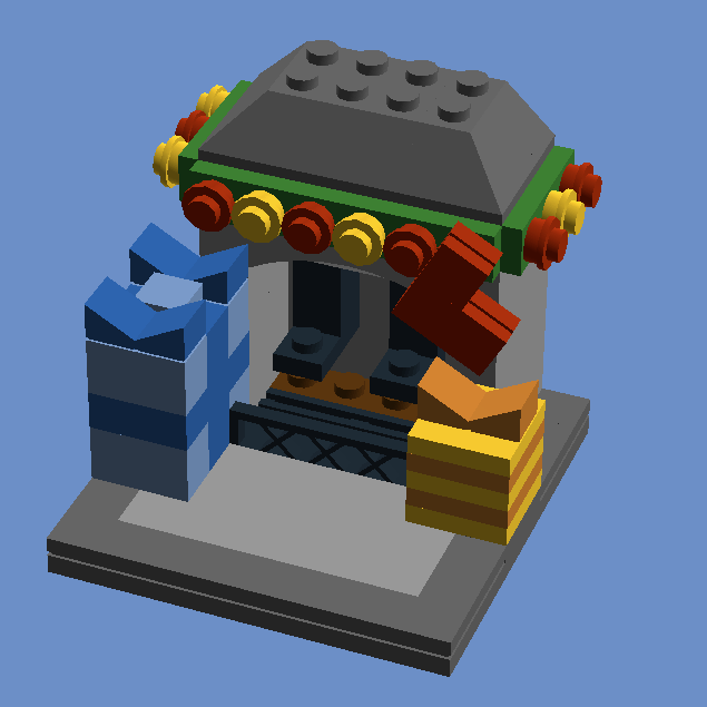LEGO IDEAS Santa Got Stuck Up The Chimney