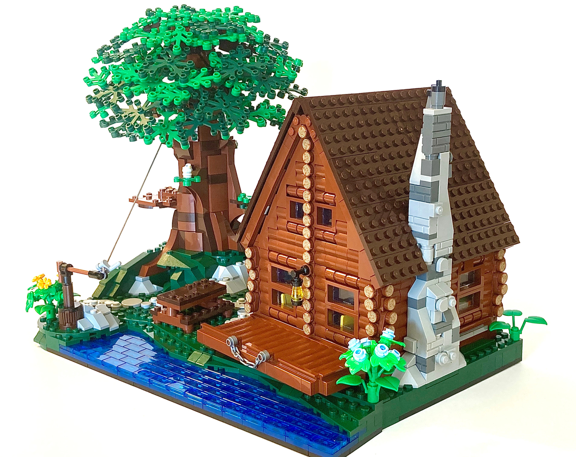 LEGO IDEAS Log Cabin Vacation Home