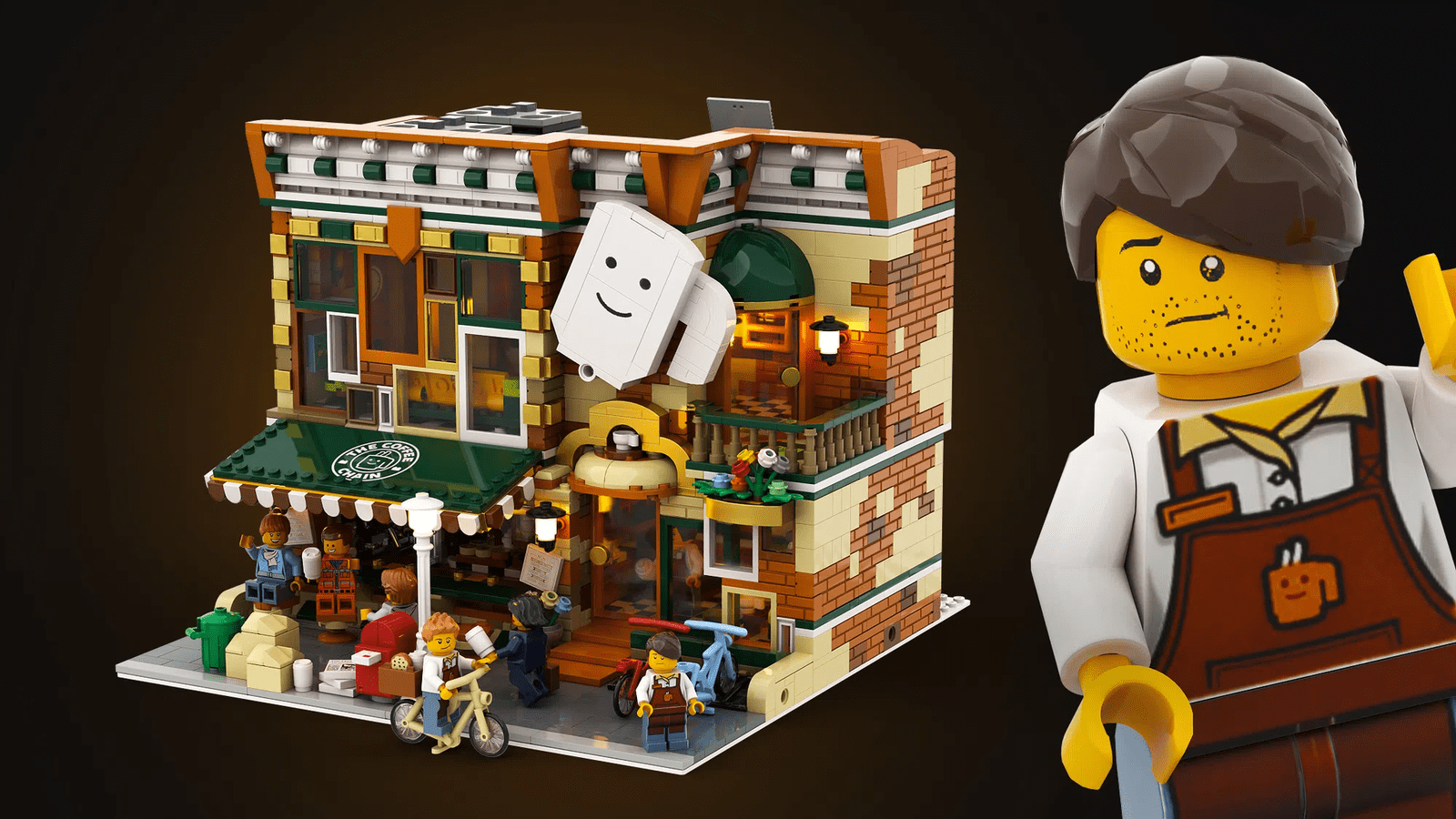 LEGO IDEAS "The Coffee Chain" Premium Coffee House