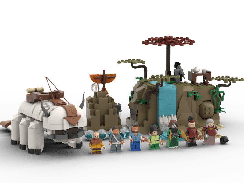 LEGO IDEAS Avatar The Last Airbender Bending Battle Playset