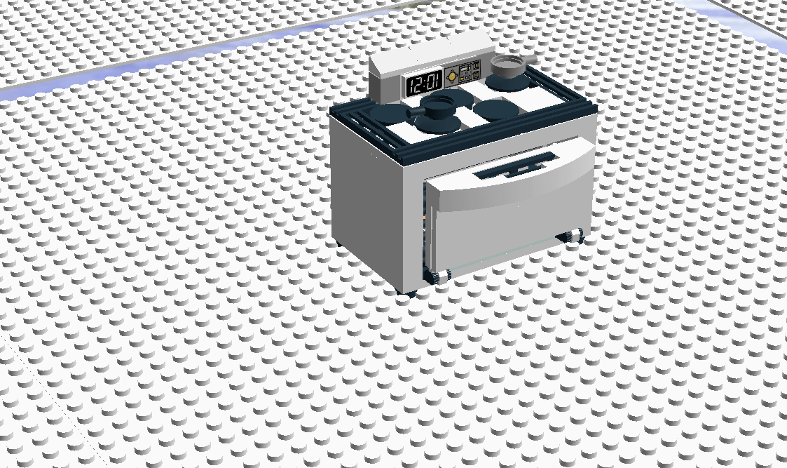LEGO IDEAS white conventional oven