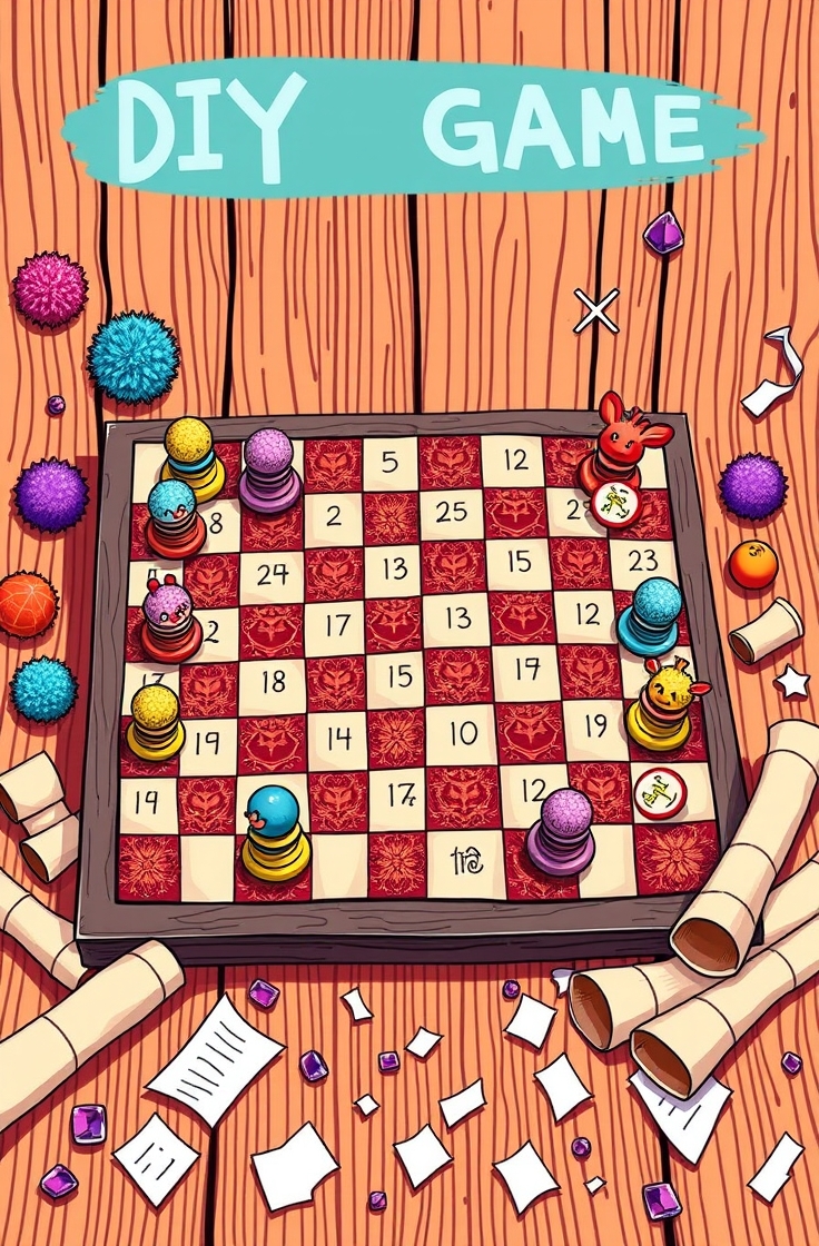 Craft Your Own Fun Creative Fun diy game board ideas for Entertainment