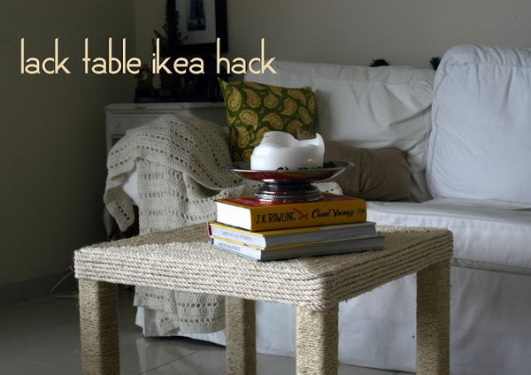The ikea lack table is like an art canvas to me. 20 Creative Ikea Lack Table Hacks 2017