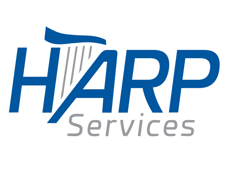 Harp Services Logo Design IdeaStudio Tulsa Logo Design Specialists